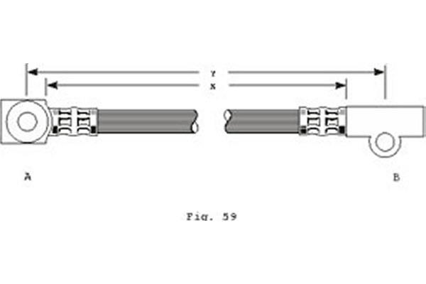 Girling 9004229 тормозной шланг на OPEL KADETT E фургон (37_, 47_)