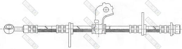 Girling 9004317 тормозной шланг на HONDA CIVIC VI Fastback (MA, MB)