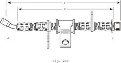 Girling 9004369 тормозной шланг на HONDA PRELUDE IV (BB)