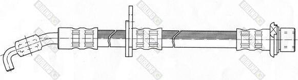 Girling 9004372 тормозной шланг на TOYOTA CARINA E седан (_T19_)