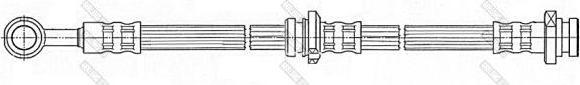Girling 9004482 тормозной шланг на NISSAN ALMERA II (N16)
