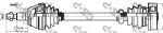 GSP 203006 Привод в сборе AUDI A3/SKODA OCTAVIA/VW GOLF/BORA 1.9TD 96- лев. (1J0407271AP)