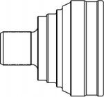GSP 803016 ШРУС AUDI 100/80/A6/V8 2.5D>4.2 88>97 нар. (75711)