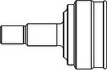 GSP 844030 ШРУС OPEL ASTRA 1.4>1.7TD 98>05 нар. (303358)