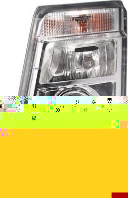 HELLA Фара основная правая Folvo FH/FM 2005-> (галоген с LED полосой) для авто с пневмоподвеской (1EL010478-101)