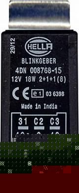 Hella 4DN 008 768-151 прерыватель указателей поворота на DEUTZ-FAHR D06