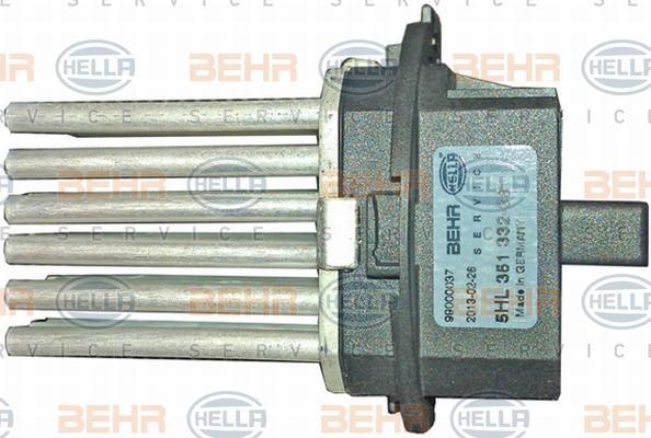 Hella 5HL 351 332-381 регулятор, вентилятор салона на VOLVO XC60