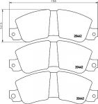 Hella 8DB 355 007-151 комплект тормозных колодок, дисковый тормоз на RENAULT TRAFIC фургон (TXX)