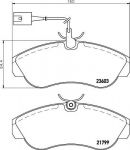 Hella 8DB 355 018-791 комплект тормозных колодок, дисковый тормоз на PEUGEOT BOXER автобус (230P)