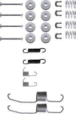 Hella 8DZ 355 200-041 комплектующие, тормозная колодка на TOYOTA CAMRY Liftback (_V1_)
