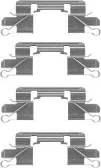 Hella 8DZ 355 204-941 комплектующие, колодки дискового тормоза на MITSUBISHI PAJERO SPORT II (KH_, KG_)