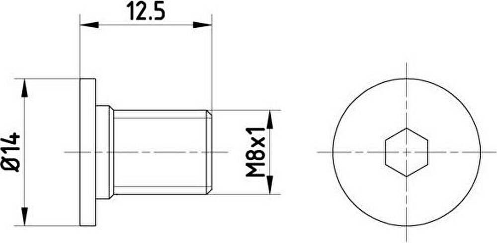 Hella 8DZ 355 209-021 болт, диск тормозного механизма на MERCEDES-BENZ C-CLASS T-Model (S205)