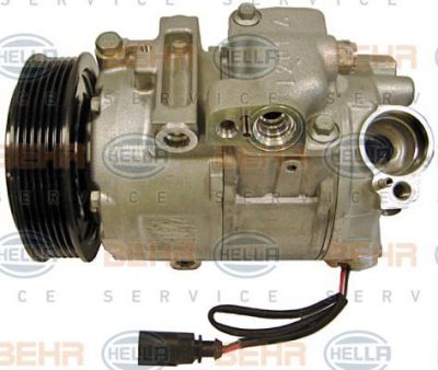 Hella 8FK 351 110-971 компрессор, кондиционер на SKODA ROOMSTER Praktik (5J)