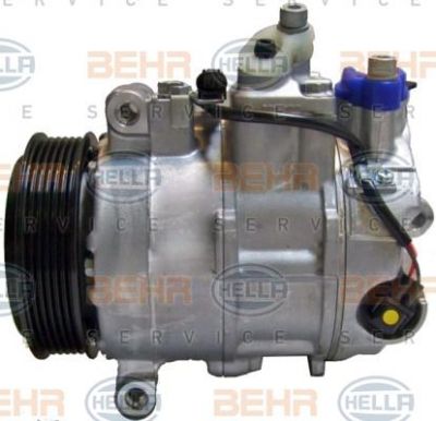 Hella 8FK 351 114-341 компрессор, кондиционер на MERCEDES-BENZ E-CLASS (W211)
