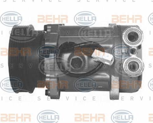 Hella 8FK 351 127-361 компрессор, кондиционер на PEUGEOT 607 (9D, 9U)