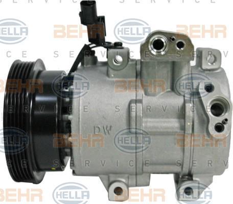 Hella 8FK 351 272-131 компрессор, кондиционер на HYUNDAI i20 (PB, PBT)