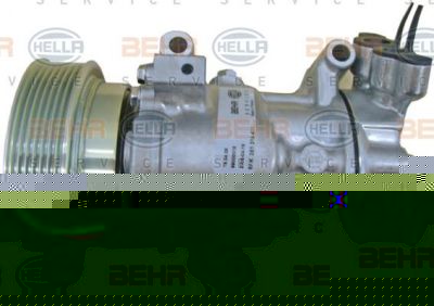 Hella 8FK 351 316-411 компрессор, кондиционер на RENAULT CLIO III (BR0/1, CR0/1)