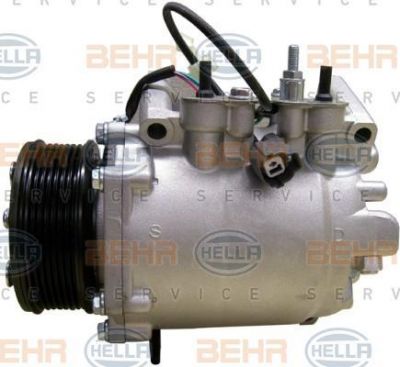 HELLA Компрессор кондиционера HONDA CR-V 05- (38810-PNB-006, 8FK351340-031)