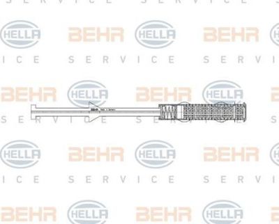 Hella 8FT 351 198-471 осушитель, кондиционер на 5 (E60)