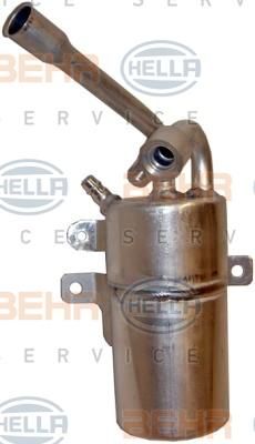 HELLA Осушитель кондиционера 99-04 до 06.99 FORD FOCUS I (8FT351196-911->8FT351197-391) (1062340, 8FT351197-391)
