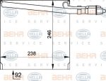 Hella 8FV 351 210-041 испаритель, кондиционер на VOLVO V70 I (LV)