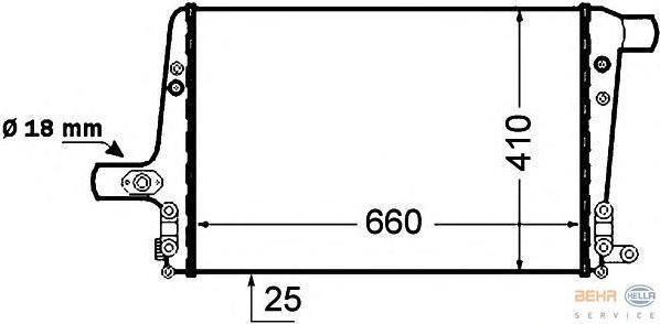 HELLA Интеркулер 8ML376776-041 (8ML376776-041)