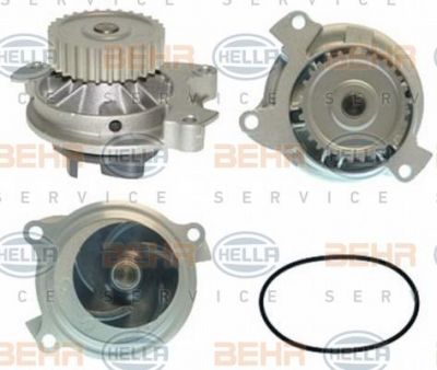 Hella 8MP 376 801-191 водяной насос на AUDI 80 (8C, B4)