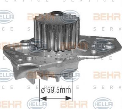 Hella 8MP 376 802-444 водяной насос на PEUGEOT 309 II (3C, 3A)