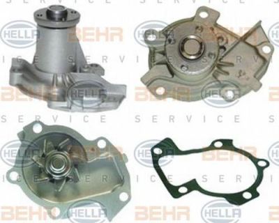 Hella 8MP 376 804-571 водяной насос на DAIHATSU CHARADE III (G100, G101, G102)
