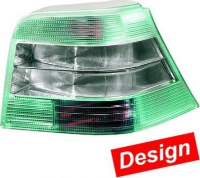 HELLA VW GOLF IV 09/97-> ФОНАРЬ ЗАДНИЙ ЗЕЛЕНО/БЕЛЫЙ БРИЛЛИАНТ, КОМПЛЕКТ (9EL007720841)