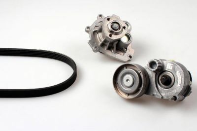 Hepu PK03631 водяной насос + комплект ручейковых ремней на OPEL ZAFIRA B Van