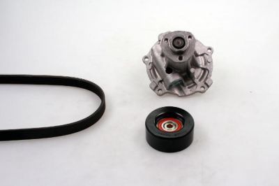 Hepu PK05422 водяной насос + комплект ручейковых ремней на VW CADDY II пикап (9U7)