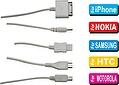 INTEGO Автозарядное устройство INTEGO С-31 , 2 USB, кабель Apple, Nokia, Samsung, HTC, Motorola (С31)