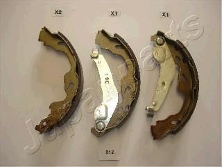 JAPANPARTS Комплект тормозных колодок (GF212AF)