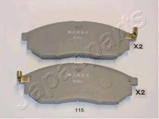 JAPANPARTS Колодки передние NISSAN/INFINITI/RENAULT для Sumitomo (PA-115AF)