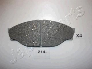 JAPANPARTS Комплект тормозных колодок, диско (PA214AF)
