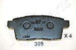 JAPANPARTS Колодки задние MAZDA CX-7/CX-9 all 07-> (PP-309AF)