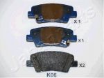 JAPANPARTS Колодки задние HYUNDAI Solaris HATCHBACK/Sonata 08->/KIA Soul (PP-K06AF)