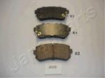JAPANPARTS Колодки задние KIA Rio06-> /KIA Ceed/HYUNDAI i20/i30/ix35 (PP-K09AF)