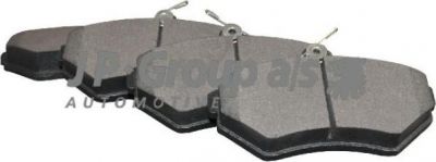 JP 1163604910 GROUP КОЛОДКИ ТОРМОЗНЫЕ ДИСКОВЫЕ ПЕРЕДНИЕ / AUDI A-4,VW PASSAT-V (БЕЗ ДАТЧИКОВ) 95~