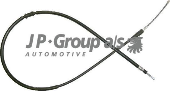 JP 1170306700 GROUP ТРОС РУЧНОГО ТОРМОЗА / AUDI-80 (БАРАБАННЫЕ ТОРМОЗА) 91 - 94