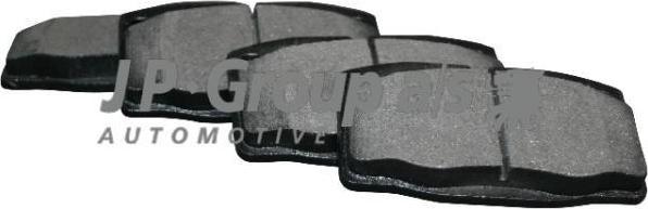 JP 1263600510 комплект тормозных колодок, дисковый тормоз на OPEL OMEGA A (16_, 17_, 19_)
