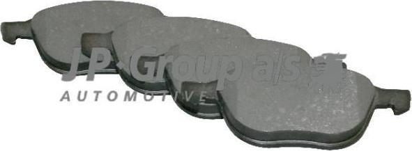 JP 1563600110 КОЛОДКИ ТОРМОЗНЫЕ ДИСКОВЫЕ ПЕРЕДНИЕ / FORD FOCUS C-MAX 1.6-2.0; FOCUS-II; MAZDA-3/5,VOLVO C30/S40/V50 (БЕЗ ДАТЧИКОВ) 10/03~
