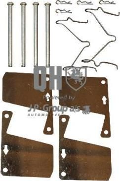 JP 1563650319 комплектующие, колодки дискового тормоза на FORD TAUNUS '80 (GBS, GBNS)