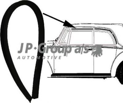 JP 8186000306 прокладка, боковое стекло на VW KAEFER кабрио (15)
