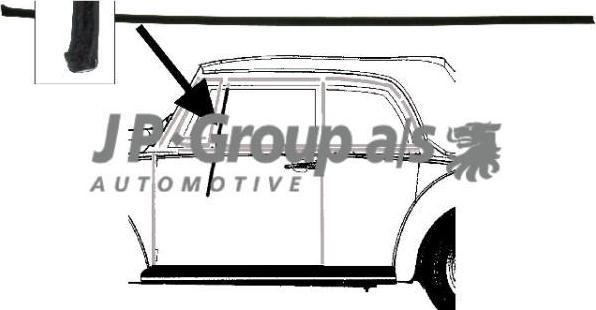 JP 8186002000 прокладка, боковое стекло на VW KAEFER кабрио (15)