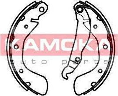 KAMOKA JQ202006 комплект тормозных колодок на OPEL ASTRA F Наклонная задняя часть (53_, 54_, 58_, 59_)