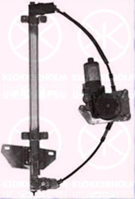 KLOKKERHOLM 16321801 подъемное устройство для окон на NISSAN ALMERA II Hatchback (N16)