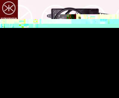 KLOKKERHOLM 20232605 вентилятор, охлаждение двигателя на FIAT PUNTO (188)