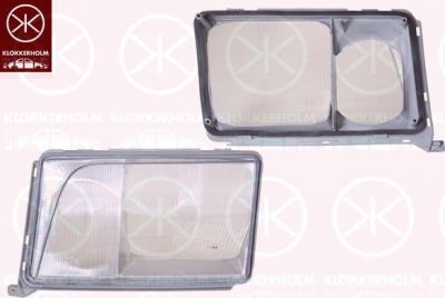 KLOKKERHOLM 35260253 рассеиватель, основная фара на MERCEDES-BENZ E-CLASS (W124)